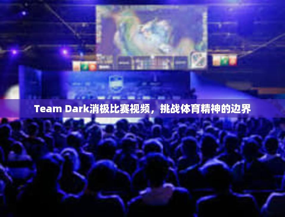 Team Dark消极比赛视频，挑战体育精神的边界